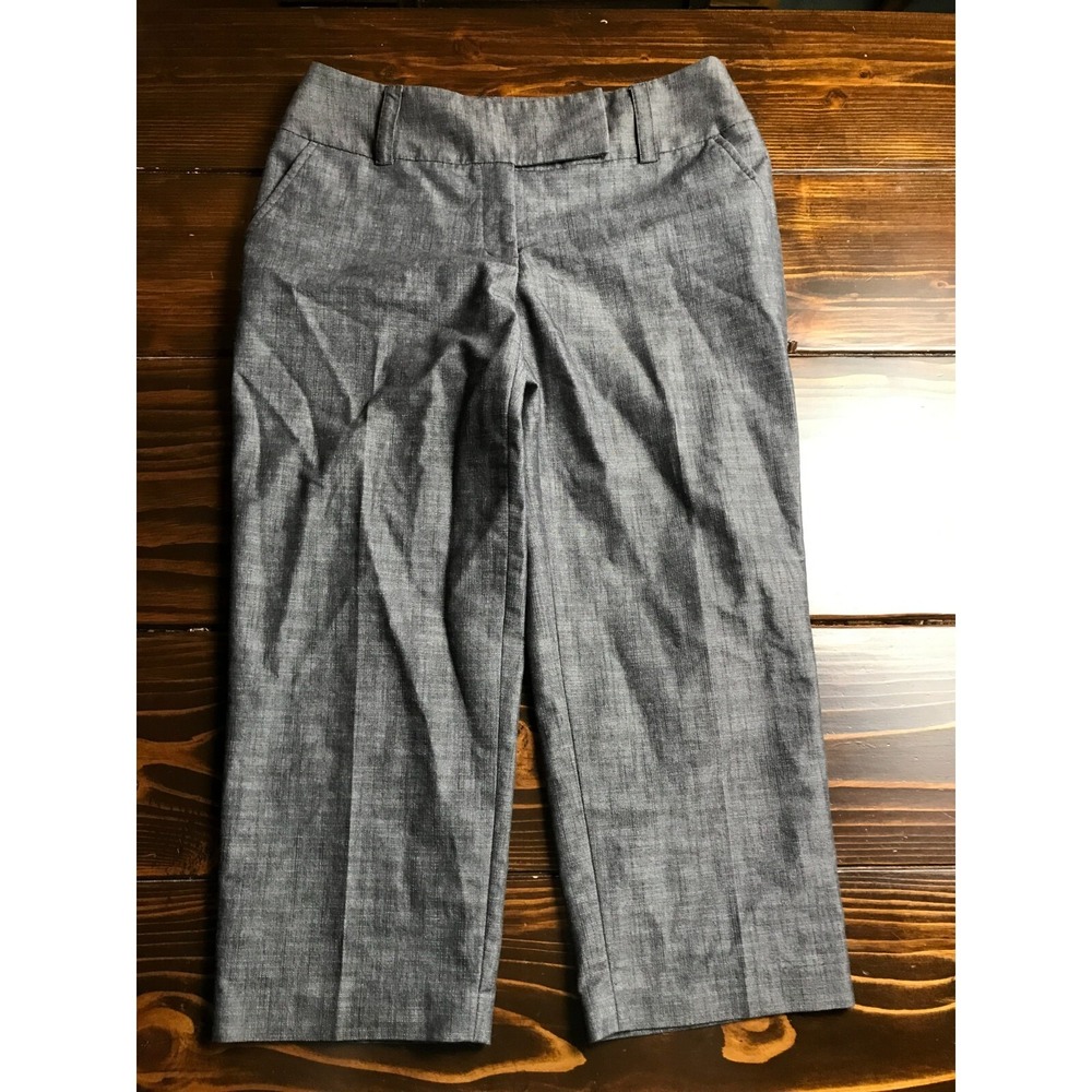 AB Studio Pants, Women's Size 4, Gray, Dress Pants, Capri